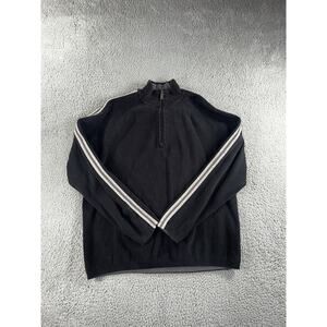 Eddie Bauer Sweater Men Large Tall 1/4 Zip Knit Long Sleeve 90s Y2K Gorpcore